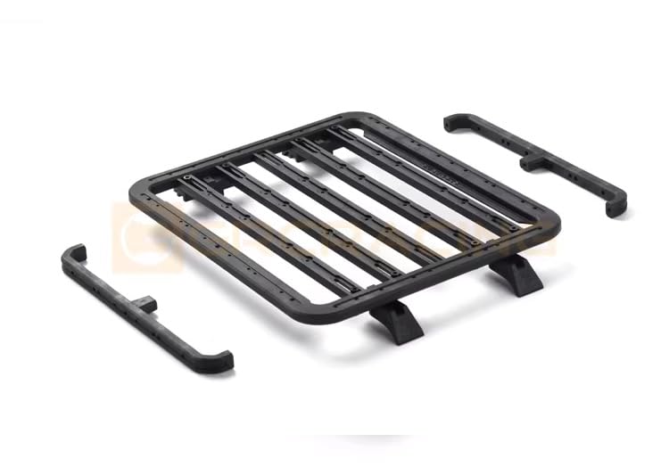 Carbon Hybrid Nylon Plastic Realistic Roof Rack for 1/10 RC Crawler TRX-4 TRX-6 axial scx10 Remanufactured Parts (G172FA(Small)) - color: G172fa (Small)