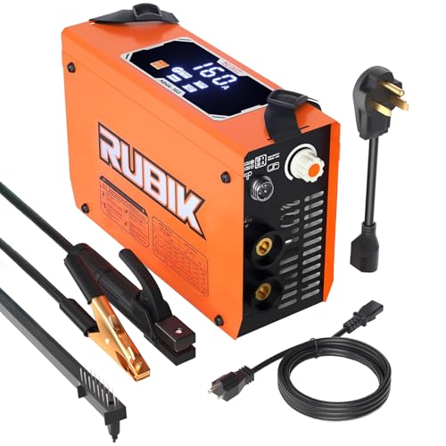 Rubik Mini 160A Stick Welder 110/220V, 3 in 1 Welder Machine（Not Spool Gun） | MIG/MMA/Lift Tig, Portable ARC Welding Machine with IGBT Inverter, Digital LCD Dispaly Welder.