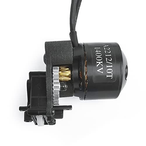 MORLORDY RC Brushless Conversion Kit Motor Mount with Pinion Spur for 1/24 RC Crawler Car Axial SCX24 Upgrades Parts