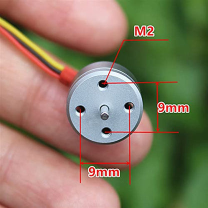 WYanHua-Motor Mini RC Quadcopter Drone Motor, Micro 1104 Brushless Motor, 1-2S 4300KV, Brushless Motor for DIY Mini FPV Indoor Traversing Machine Mini Precision