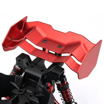 Aluminum Rear Wing for ARRMA Mini Kraton 3S 1/16 RC Car, Upgrade Part(Red) - color: Red