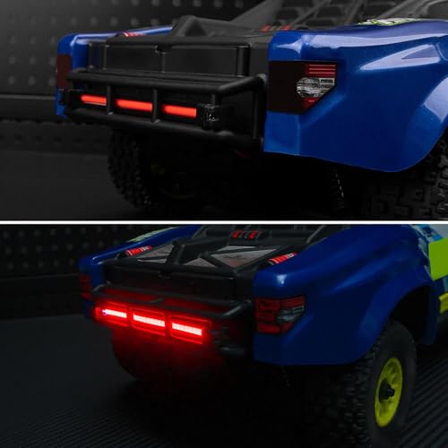 Front & Rear Light Assembly Kit 3-5V Input Pre-Wired Headlight & Taillight Suitable for Arrma Mojave Grom 1/14 RC Car