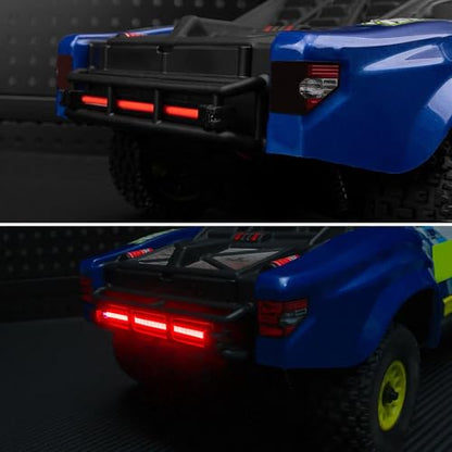 Front & Rear Light Assembly Kit 3-5V Input Pre-Wired Headlight & Taillight Suitable for Arrma Mojave Grom 1/14 RC Car