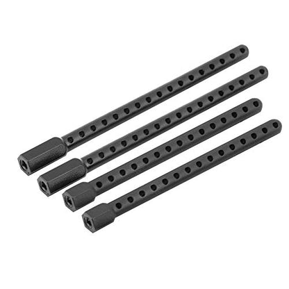 Tbest Steering Linkage Rod, Adjustable Precision Turnbuckle Rod 3.5mm 70mm Plastic for RC Car Enthusiasts Off-Road Racing Hobby Repairs