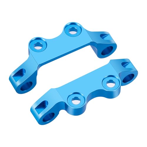 TT02 Aluminum Upper Suspension Arm Mount Fixed Holder Compatible with Tamiya TT02 1/10 RC On Road Touring Car Upgrade Replacement Parts (TT02 Upper Suspension Arm Mount) - color: Tt02 Upper Suspension Arm Mount