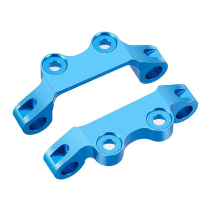TT02 Aluminum Upper Suspension Arm Mount Fixed Holder Compatible with Tamiya TT02 1/10 RC On Road Touring Car Upgrade Replacement Parts (TT02 Upper Suspension Arm Mount) - color: Tt02 Upper Suspension Arm Mount