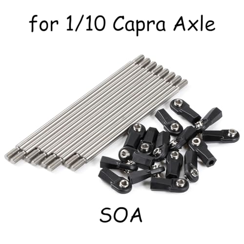 1/10 Carbon LCG Chassis Kit with Molded Bed Sliders Delrin Skid Plate Dual Servo Mount for SCX10 AR44 AR45 Capra F9 TRX4 Axle Gspeed V4 Chassis GS-FS Chassis G-Shot Chassis (Links for AR44 Axle) - color: Links for Ar44 Axle