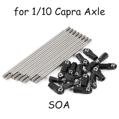 1/10 Carbon LCG Chassis Kit with Molded Bed Sliders Delrin Skid Plate Dual Servo Mount for SCX10 AR44 AR45 Capra F9 TRX4 Axle Gspeed V4 Chassis GS-FS Chassis G-Shot Chassis (Links for AR44 Axle) - color: Links for Ar44 Axle