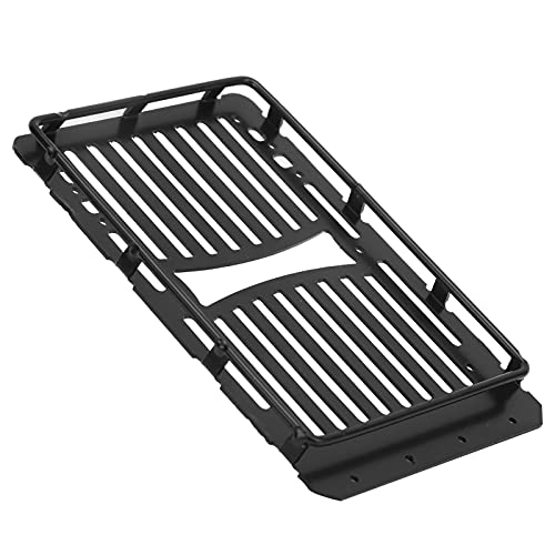 Oumefar RC Roof Rack, RC Luggage Carrier for for Axial SCX24 1/24 Remote Control RC Car, Metal Roof Rack for RC Car RC Crawler Accessories