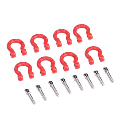 HighQuality Metal RC Tow Shackle, 8PCS Lock Catch Set for RC Climbing Car, Easy Install for, CC01, Portable RC Parts