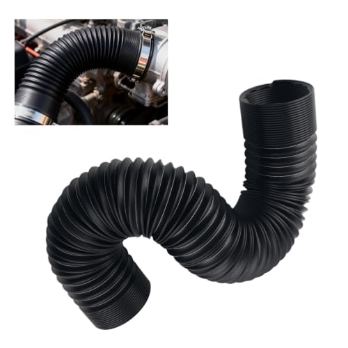 3" Diameter Car Engine Air Intake Hose Replacement,Stretchable Air Intake Tube Extending Up to 39.37 Inch,Universal Cold Airs Intakes Pipe for Most Automotive,SUV,Truck