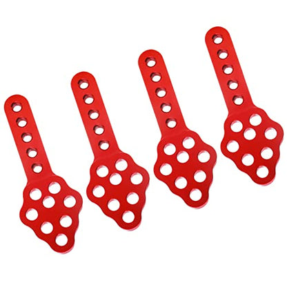 Aluminum Shock Mount Lift Kit Set for 1/10 Axial SCX10 SCX10 II 90046 D90 D110 RC Crawler Car Upgrades Replacement (Red) - color: Red