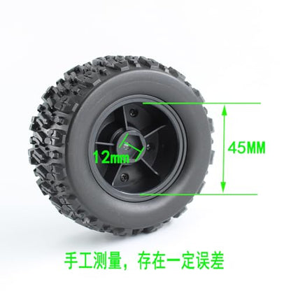 KingVal 4PCS Rubber Wheels Tires 90x43mm Hex 12mm RC Spare Parts Compatible with SCY 16101 16101PRO 16102 16102PRO WLtoys 144010 MJX 14209 14210 RC Car