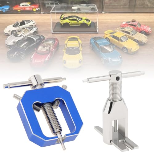RC Motor Gear Puller Universal Motor Pinion Gear Puller Remover for Vehicle Model/Small Motor with Blue Gear Puller, Motor Pinion Gear Professional Remover(2pcs)