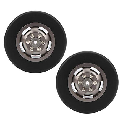 54mm Wheel Rim Tire Drift High Wear Resistance Excellent Durability RC Car Model WPL D12 1/10 RC Tires (Titanium T)