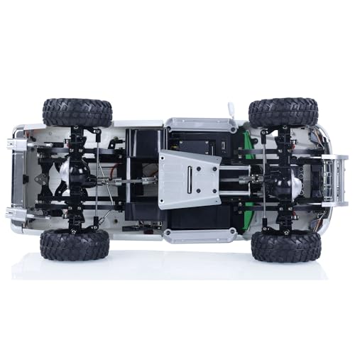 HG US in Stock 1/10 RC Pickup Truck P410 4 * 4 Rally Car Racing Crawler 2.4G Radio Motor ESC - color: White