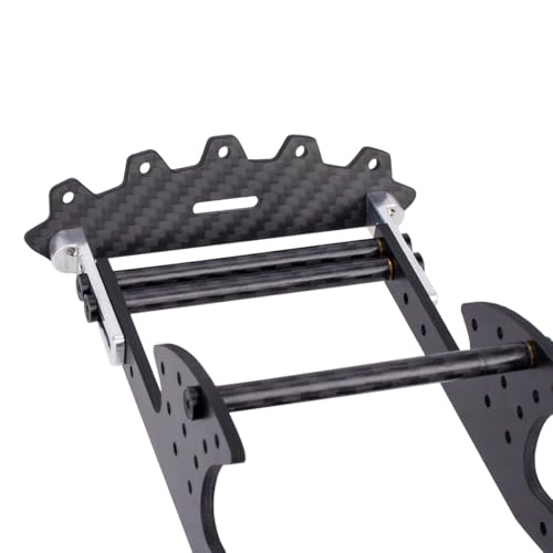 1/10 Performance Carbon LCG Chassis Kit with Gearbox & Shock Absorbers for RC Crawler SCX10 & Capra Upgrade Parts (Chassis Kit with Gearbox) - style: Chassis Kit with gearbox