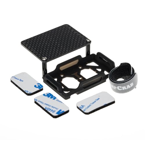 Battery Tray & ESC Receiver Tray, Double Decker Plate for 1/18 RC Crawler TRX4M, Black - color: Black