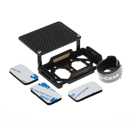 Battery Tray & ESC Receiver Tray, Double Decker Plate for 1/18 RC Crawler TRX4M, Black - color: Black
