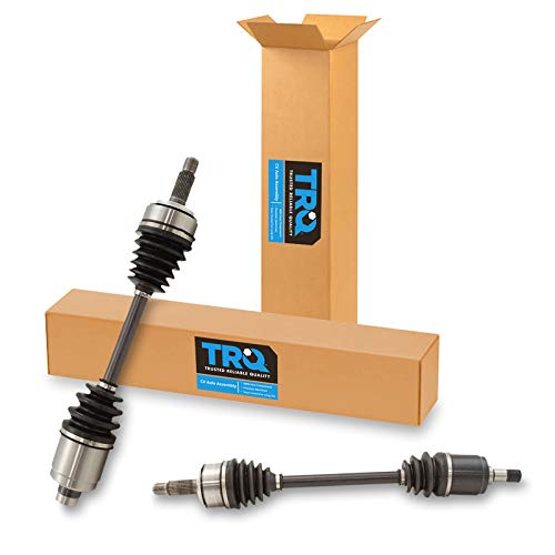 TRQ Front Left and Right CV Axle Assembly Set 2 Piece Compatible with 08-12 Honda Accord EX EX-L Automatic 13-14 Accord Manual 10-14 Acura TSX Base Automatic 12-14 TSX Special Edition - style: CSA72814