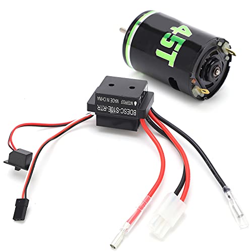 Generic 540 Brushed Motor 320A ESC Combo Set High Low Noise for RC Crawler Drift Cars Durable Long Life (45T) - size: 45T