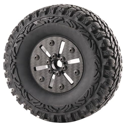 1.9" Aluminum Beadlock Wheel Rims 4PCS Carbon Fiber for 1/10 RC Crawler TRX4 Axial Capra SCX10 VS4-10 Gen8 Upgraded Carbon Fiber 1.9 Beadlock Wheel Rims - style: TXW-LG-A