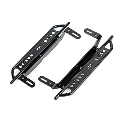 LCX 1/10th RC Crawler Car Aluminum Alloy Rail Steel Side Step Running Board Rock Slider for TRX4 TRX-4, Upgrades Parts Accessories