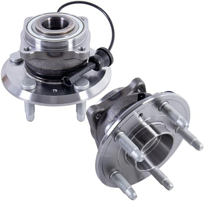 512440 Rear Wheel Bearing Hub Assembly ABS 5 Lugs 2 PCS | Fits 2010-2017 Chevy Equinox & GMC Terrain, Rear Automotive Replacement Wheel Hub Bearing Assembly with ABS Sensor - size: 512440/2PCS