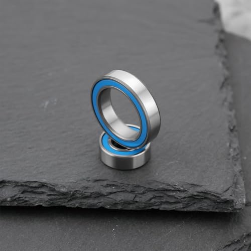 8pcs RC Car Hubs Carriers Bearings Kit Compatible with Arrma Big Rock Compatible with Typhon 3S BLX Upgrade Parts 6x12x4mm/12x18x4mm