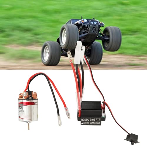 540 Brushed Motor, High Accuracy 320A ESC Combo Set for RC Cars 7.4V, 17T Motor Kit for Hobbyists Racing Off-Road - size: 17T