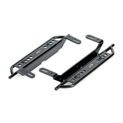 LCX 1/10th RC Crawler Car Aluminum Alloy Rail Steel Side Step Running Board Rock Slider for TRX4 TRX-4, Upgrades Parts Accessories