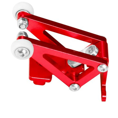 Aluminum Wheelie Bar Upgrades Part for 1/10 Slash 4X4,RCMYou Alloy Wheelie Bar Hops Up Upgrades Part,Red - color: Red - Upgrades Part