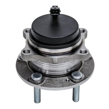 Detroit Axle - FWD Rear Left Knuckle Kit for 2007-2009 Hyundai Santa Fe | 2007-2012 Veracruz, 2008 Driver Side Steering Knuckle Wheel Hub Bearing Assembly Replacement - size: 2UW471873/Kit