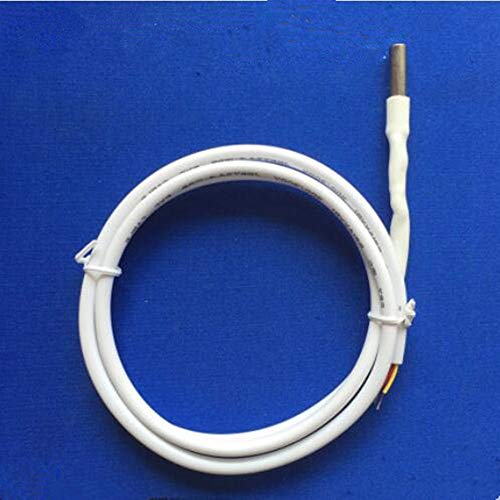 Taidacent RS485 Temperature and Humidity Transmitter Modbus RTU Moisture Monitoring Controller Probe with SHT30 Sensor PLC DCS (SHT30TYPE4) - style: Only Temperature Sealed Stainless Steel Probe