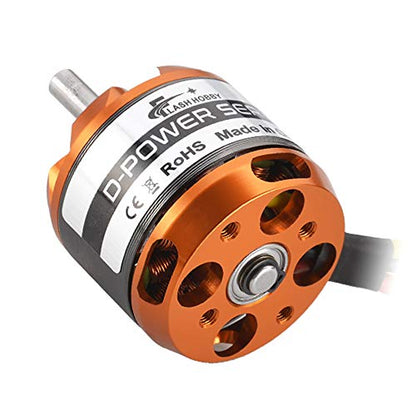 D3536 Brushless Outrunner Motor 910KV RC Electric Fixed Wing Motor for Aircraft UAV Mini Multicopter RC Plane Helicopter Robotic Arm - style: 910