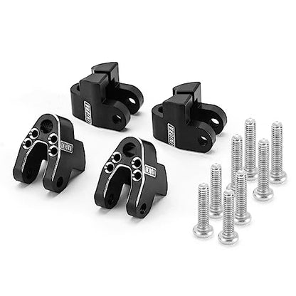 INJORA Shock Mounts Height Lift Kit for 1/18 TRX4M Defender Bronco Stock Shocks Upgrade,CNC Aluminum