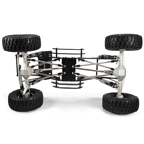 2pcs Steel Driveshaft 68-229mm Cut-to-Length for 1/10 SCX10 RC Crawler | Upgrade your 1/10 crawler with durable universal joint shafts.Severable design fits LCG rigs Capra Chassis.Easy DIY install. - color: 2pcs Silver