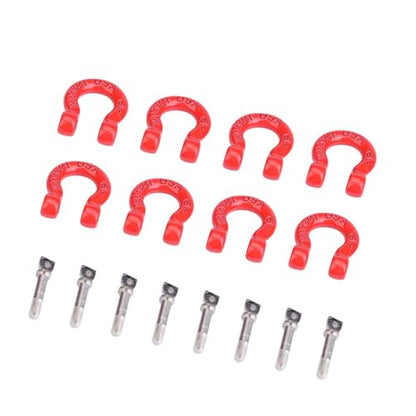 HighQuality Metal RC Tow Shackle, 8PCS Lock Catch Set for RC Climbing Car, Easy Install for, CC01, Portable RC Parts
