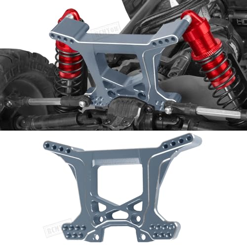 Upgrades Part for 1/10 Rustler 4x4 (VXL),Alloy RC Shock Absorber,Suspension Arm,Caster Block,Steering Blocks,Rear Stub Axle Carriers,Steering Bellcranks,Shock Tower,Titanium - color: Titanium - Upgrades