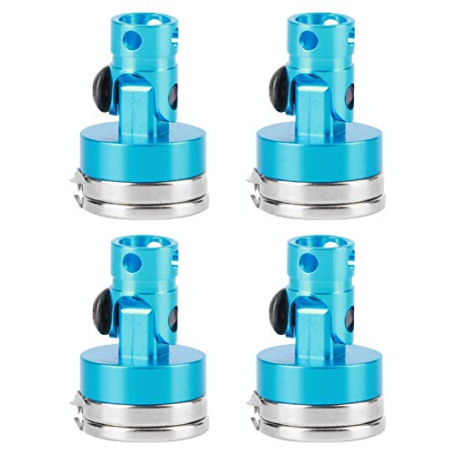 Keenso 4pcs Strong Magnet RC Car Shell Column Post, Magnetic Body Post Mount Fit for SCX10 1/10 RC Car Model - color: Blue