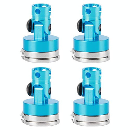 Keenso 4pcs Strong Magnet RC Car Shell Column Post, Magnetic Body Post Mount Fit for SCX10 1/10 RC Car Model - color: Blue