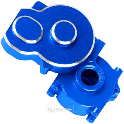 RC Gearbox Case & Screws Upgrades Part for 1/24 Micro-B,1/28 Micro-T,Aluminium Alloy Transmission Case w/Screws of Whole Vehicle,Navy Blue