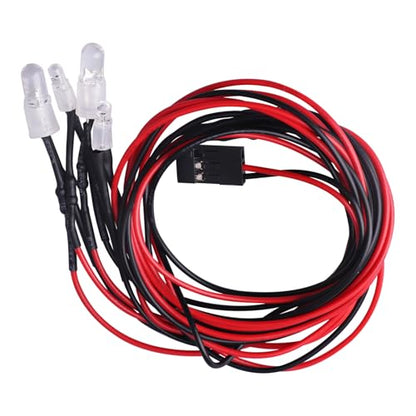 RC Car Lights 4Leds Light Kit Headlights Taillight for Traxxas Slash Arrma Axial SCX10 Redcat Losi Tamiya HSP HPI RC4WD RC Car Truck Tank Crawler
