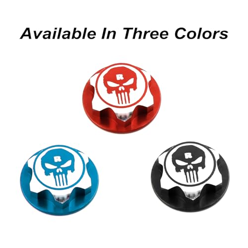 GoolRC 4PCS 17mm Wheel Nuts Dustproof Non-Slip Wheel Nuts Set Remote Control Car Metal Mount Nuts Replacement for Traxxas X-Maxx Summit 1/8 Buggy Truck Accessories - color: Black