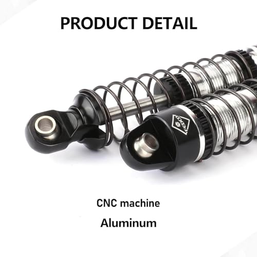 HobbyPlus Arktos Shocks For HobbyPlus CR18P Arktos 6x6 Upgrades | 59MM Long Travel Shock Absorber With Soft Hard Spring 1/18 RC Crawler