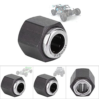 Jovenn Hex Nut One Way Bearing, 1/10 Engine Bearing, 6mm Hex Nut Outdoor for Vertex VX SH RC Car 16 18 21 1/8 1/10 Nitro Engine(T10045 12MM)