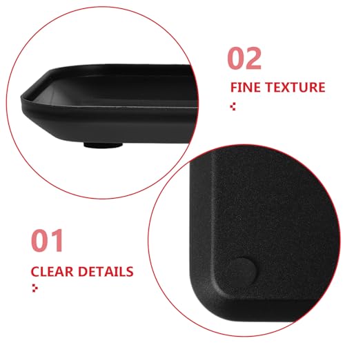 Aluminum Alloy Magnetic Screw Tray Small Parts Organizer for Rc Model Car Repair and Home Garage Tool Storage Black