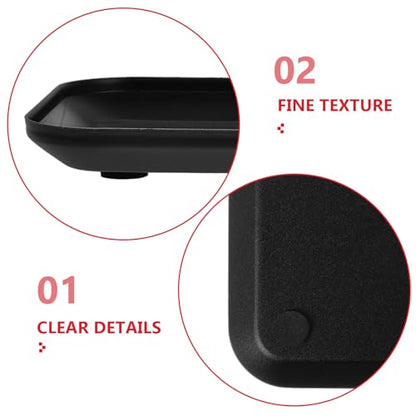 Aluminum Alloy Magnetic Screw Tray Small Parts Organizer for Rc Model Car Repair and Home Garage Tool Storage Black