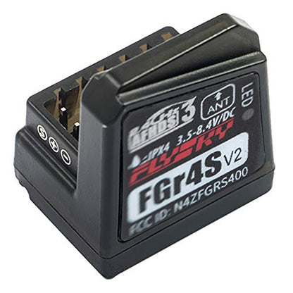 Flysky Noble NB4 Pro Receiver FS-FGR4S V2 Receiver AFHDS 3 Built-in Single-Antenna Bidirectional Output Receiver for Flysky NB4 PL18 RC Transmitter (FS-FGR4S Receiver) - style: FS-FGR4S Receiver