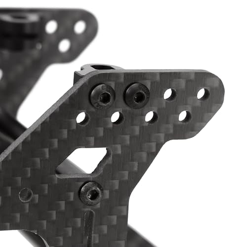 INJORA RC Chassis Kit Frame Girder LCG Carbon Fiber for 1/10 RC Crawler Axial SCX10 SCX10 II 90046 90047 Upgrade Parts